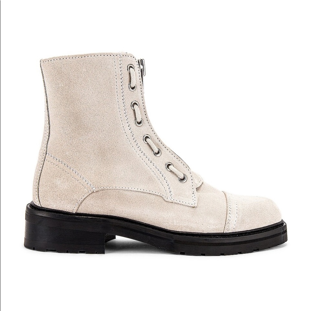 ALLSAINTS Ariel Suede Zip Boot